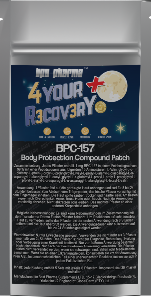 4 Your Recovery Plus BPC-157 Body Protection Compound Patch