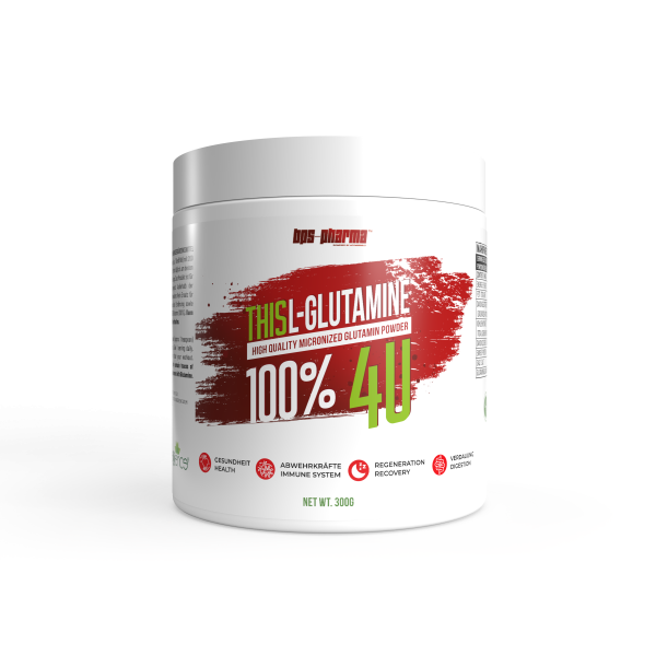 This Glutamine 100% 4U - Microfeines Glutamin Pulver (Geschmacksneutral)
