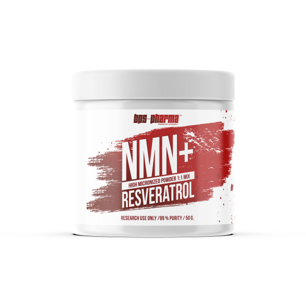 NMN+ / Resveratrol Extrakt Combo 1:1 Pulver 50g (Geschmacksneutral)